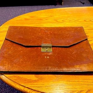 Vintage Leather document satchel